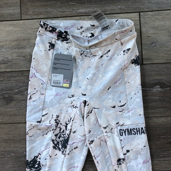 Gym cropped marbled leggings - Picture 3 of 9